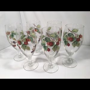 Noritake Gourmet Harvest 16 oz Glasses (6)